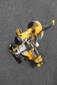 A JCB sliding compound mitre saw