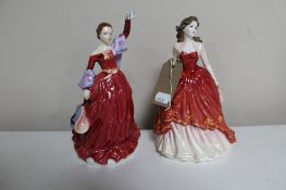 Two Royal Doulton figures Special Occasion HN 4100 and Fond Farewell HN 3815