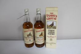 Three bottles The Famous Grouse Finest Scotch Whisky 75cl,