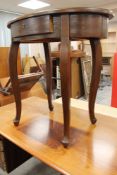 An early twentieth century oval occasional table