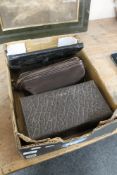 A box of vintage lady's Italian leather purse,