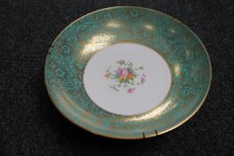 A Minton hand painted china bowl