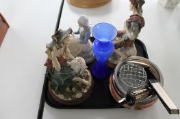 A tray of Capodimonte figures,