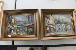 Two oil paintings signed Burnett,