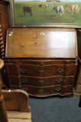 A nineteenth century pine bureau