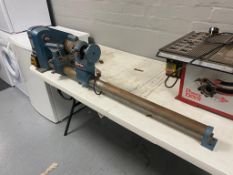 A Clarke wood worker 37 inch wood lathe
