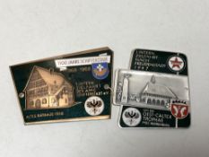 Two German enamelled car badges