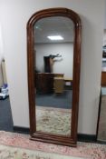 A nineteenth century mahogany mirror