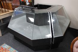 A 20th century shop display cabinet