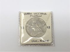 A Victorian florin 1898,