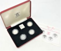 Royal Mint - 1984 - 1987 United Kingdom £1 silver proof collection