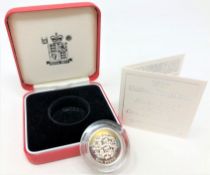 Royal Mint - 1997 United Kingdom silver proof Piedfort one pound coin