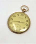 A Serdix chronometer pocket watch with 14ct gold case.