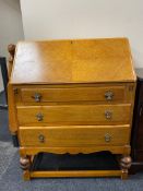 A light oak bureau