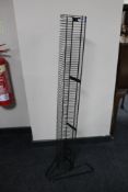 A large metal CD stand - Unsold,