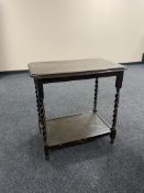 Two Edwardian occasional tables