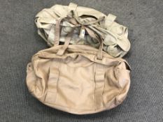 Two Emmy leather lady's weekend bags (2)