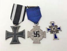 A German Iron Cross second class,