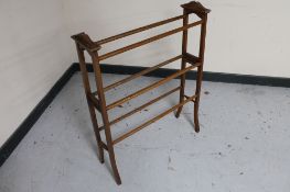 An Edwardian towel rail