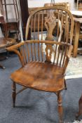 A 19th century style Windsor armchair