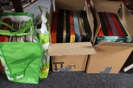 A large quantity of LP records