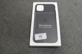 Apple : iPhone 11 Pro Max Smart Battery Case, model A2180, black, brand new & boxed. (R.R.P. £129.