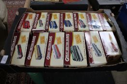 A crate of Great British buses,