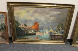 Continental school, oil on canvas,