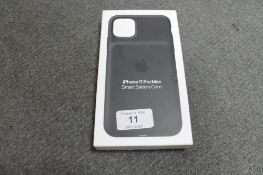 Apple : iPhone 11 Pro Max Smart Battery Case, model A2180, black, brand new & boxed. (R.R.P. £129.