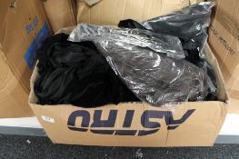 A box of a quantity of Phaze clothing