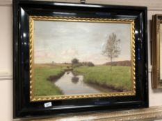 Continental school, oil on canvas,