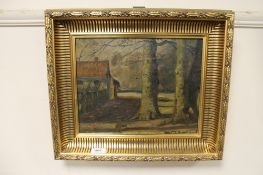 Continental school, oil on canvas,