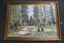 Continental school - woodland,