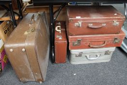 A quantity of luggage cases,