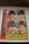 A Beatles scrap book containing press cuttings etc