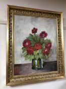 20th century school, still life of roses,