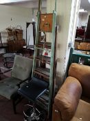 A set of metal steps, aluminium steps,