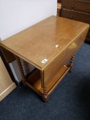 An oak barleytwist trolley