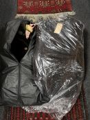 A lady's fur coat together with a further faux fur coat