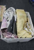 A box of contemporary curtains