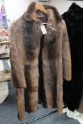 A vintage fur coat