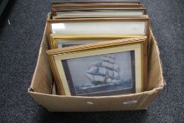 A box of pictures and prints