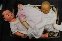 A box of dolls,