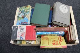 A box of books, Corinthians and Cricketers,