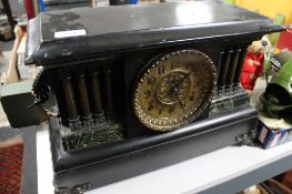 An Edwardian mantel clock