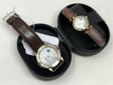 Two Newcastle commemorative wristwatches