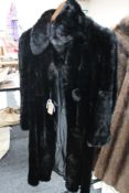 A vintage fur coat