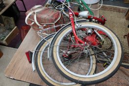 A folding Midland bike