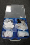 A large box of costume jewellery