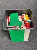 A box of vintage Lego